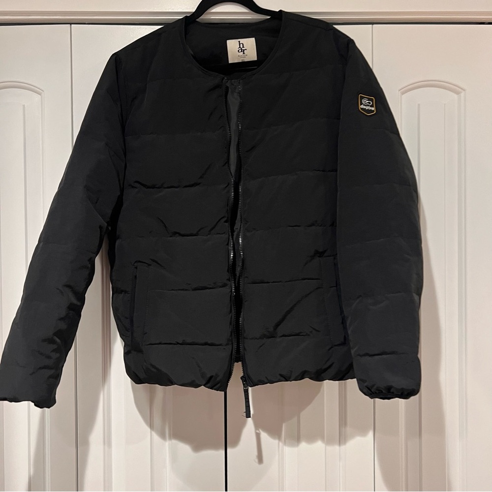 Harissn men’s black down puffer‎ jacket   XL
